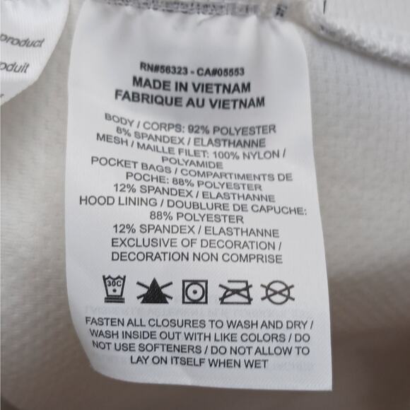 Nike Mens Full Zip Short Sleeve Hoodie Jacket White SZ XXL Engineered BQ9289-100 - Picture 6 of 12